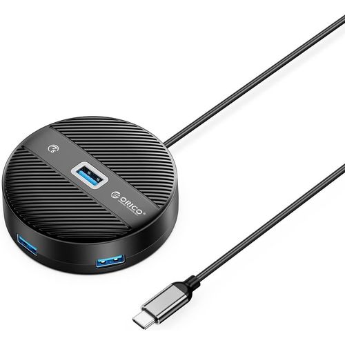 USB Hub 3.0,4 Ports USB C Hub avec Un Port d'alimentation supplémentaire et Un câble d'extension de 6 Pieds pour MacBook,Mac Pro/Mini,iMac,xPS,Surface Pro,Ordinateur Portable PC.[W982]