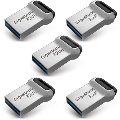 Z90 Clé USB 3.2 Gen 1 32 Go,Lot de 5 USB avec Haute Vitesse et Performance Fiable,Fit en Métal étanche,Mini Imperméable Robuste,Compatible avec Interface USB 2.0/USB 3.0/USB 3.1.[W998]