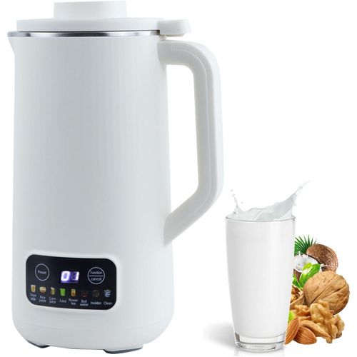Blender Chauffant Électrique Machine à Lait De Soja Avec 10 Lames,600Ml Blender Chauffant Soupe Et Mixeur Pour Soupe,Lait D'Amande,Lait D'Soja,Tofu Maison,Smoothie,Confiture.[P136]