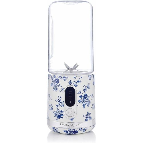 Laura Ashley China Rose Mini Blender Portable avec Bouteille de 450 ml par -Mixeur Blender Smoothie Rechargeable par USB est Compact,Puissant et Parfait pour Cuisine,Sport,Voyages et Lbureau.[P252]