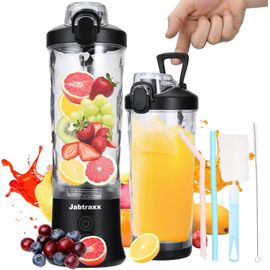Mixeur portable Smoothie Maker,USB rechargeable 4000 mAh Mini blender personnel pour shakes et smoothies,600 ml,grande capacité,centrifugeuse multifonction avec 6 lames pour la maison.[P327]