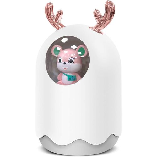 Humidificateur d'Air,Mini d¿huiles Essentielles Humidificateur à Brume,Portable Silencieux Humidificateur D¿air avec fonction veilleuse couleurpour Chambre,Bureau,Auto,Maison