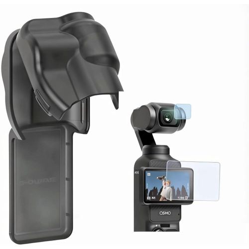 Capuchon de protection d'objectif pour DJI Osmo Pocket 3 Gimbal-Couvercle complet d'objectif d'appareil photo avec dispositif de protection anti-rayures-Accessoire essentiel pour Osmo Pocket 3