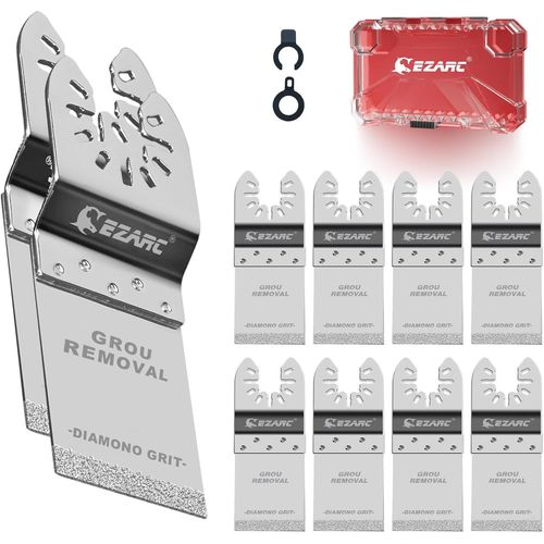 Lames oscillantes diamantées,lames de scie oscillantes multi-outils à coupe affleurante pour l'élimination du coulis,le nettoyage du mortier,lot de 10.[W679]
