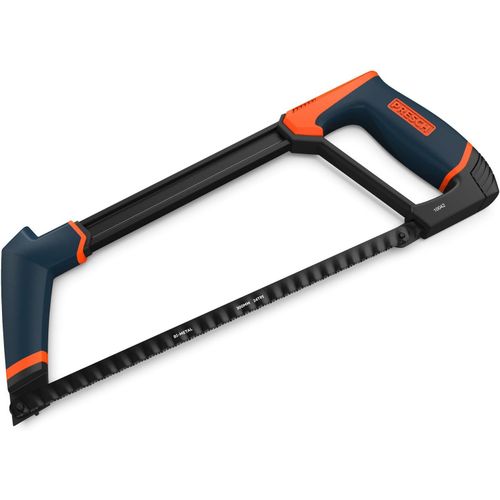 Scie à métaux 300mm-Angles à 45° et 90°- Scie métal à lame HSS bi-métal interchangeable-Scie à main professionnelle-Scie à Archet pour metal-Hacksaw.[W867]