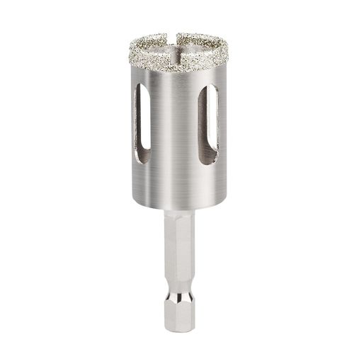 à verre 32 mm,diamanté avec tige hexagonale de 6,35 mm,scie cloche diamant avec revêtement diamant en acier au carbone,couronne de forage pour verre,carrelage,céramique,marbre,.[W1222]