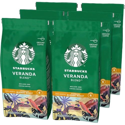 Veranda Blend,Torréfaction Blonde,Café Moulu 200g (Pack De 6)