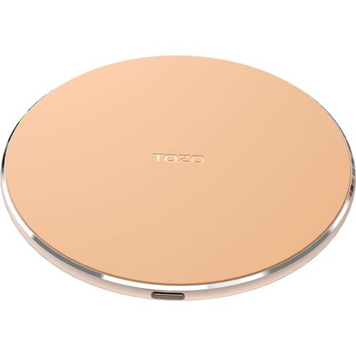 W1 Chargeur sans Fil 10W Mince Aviation Aluminium Ordinateur Technologie de Contrôle Numérique Chargeur Rapide (sans Adaptateur Secteur).[O828]