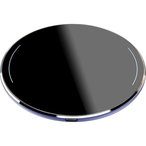 W1 Chargeur sans Fil 10W Mince Aviation Aluminium Ordinateur Technologie de Contrôle Numérique Chargeur Rapide (sans Adaptateur Secteur).[O827]
