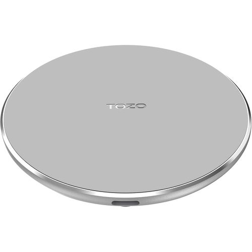 W3 Chargeur sans Fil 10W Mince Aviation Aluminium Ordinateur Technologie de Contrôle Numérique Chargeur Rapide (sans Adaptateur Secteur).[O835]