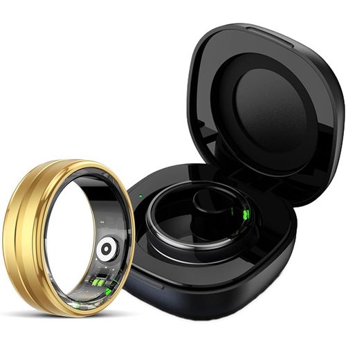 Bague Intelligente De Fitness-Pour Homme Et Femme-Étanchéité Ip68-Étanche-Android Ios-Avec Tracker De Sommeil-Podomètre-Calories-Fréquence Cardiaque-Moniteur De Sommeil-Tracker