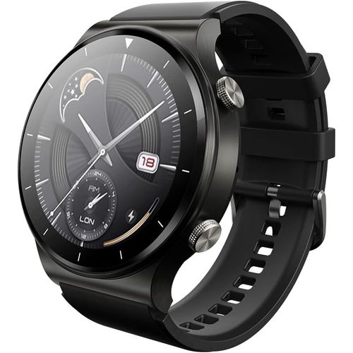 R7 Pro-Montre Connectée Homme Femme-Smartwatch Étanche Ip68-Cadre En Métal Et Verre Corning Résistant-Suivi Santé Avec Fréquence Cardiaque,Oxygène Du Sang Et Sommeil-Noir