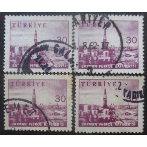 Turquie N°1436 X 4 Oblitéré