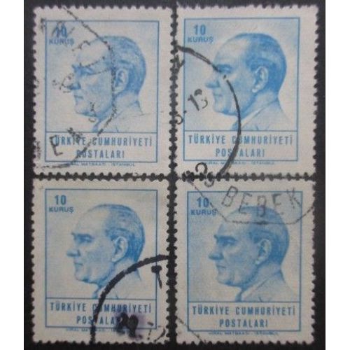 Turquie N°1713 X 4 Oblitéré