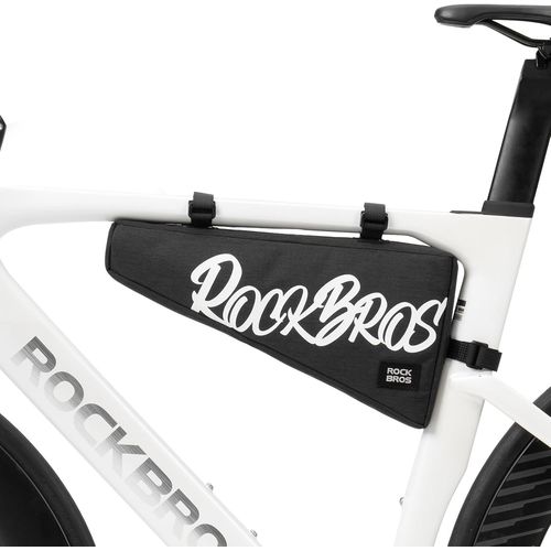 Frame Bag For Mtb Bmx Bike Triangular Top Tube 4 Cm Thick Gravel Ranger Cycling Tools 1.9 L Black
