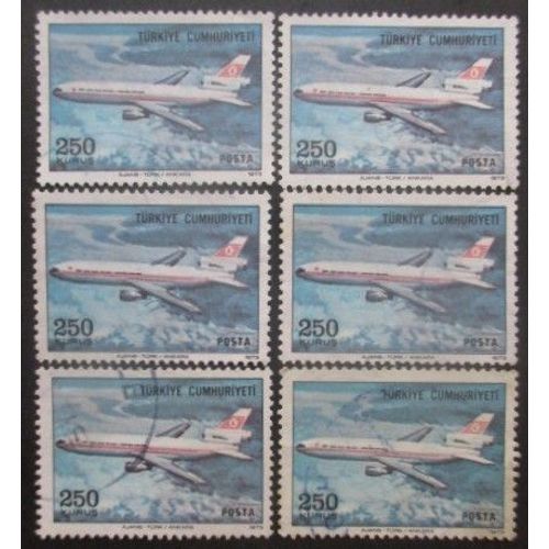 Turquie N°2081 X 6 Oblitéré