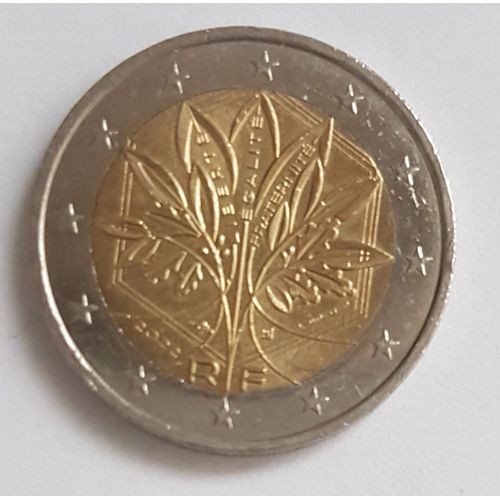 Pièce De 2 Euros Rare Arbre De Vie 2022 En Excellent État
