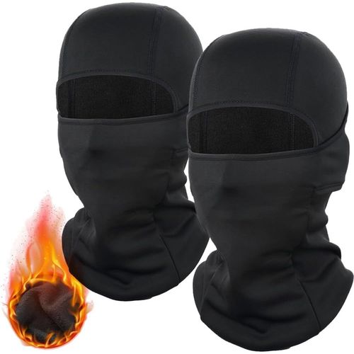 Lot De 1/2 Cagoules D'hiver Pour Homme Et Femme-Coupe-Vent-Chaude-Pour Moto,Vélo,Ski,Snowboard