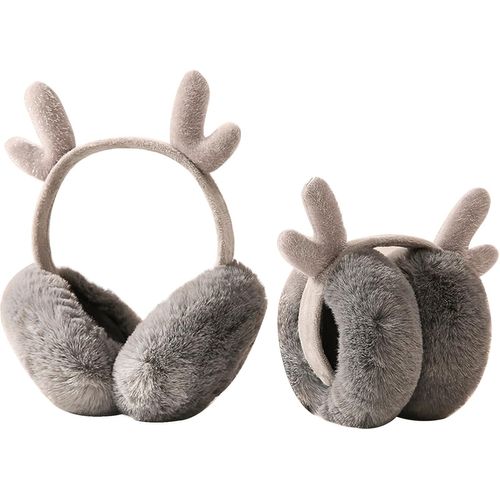 Cache Oreille Femme,Cache Oreille Enfant En Peluche Et Moelleux,Cache Oreille Fille Mignons Pliables Pour Femmes,Garder Au Chaud Et Au Froid,Confortables À Porter