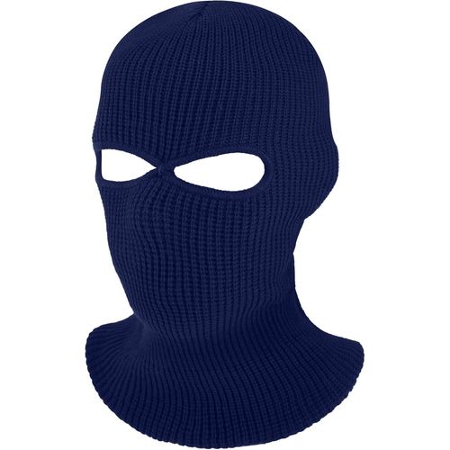 Cagoules De Visage Complet Balaclava À 2 Trous Masque De Ski Tricoté Cagoule Intégrale D'hiver