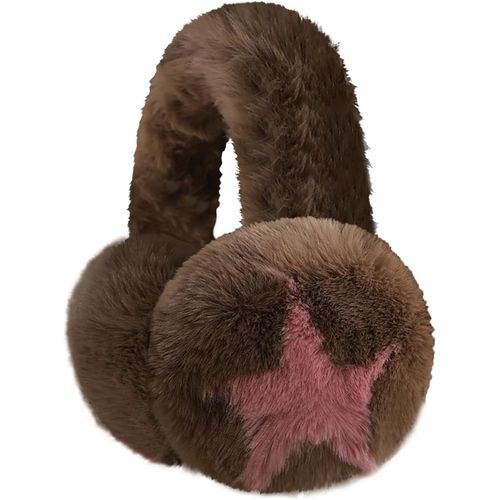 Cache-Oreilles En Peluche Pliable Couvre Oreilles Chaud Et Coupe-Vent En Hiver Protège-Oreilles Ajustable Doux Pour Femmes