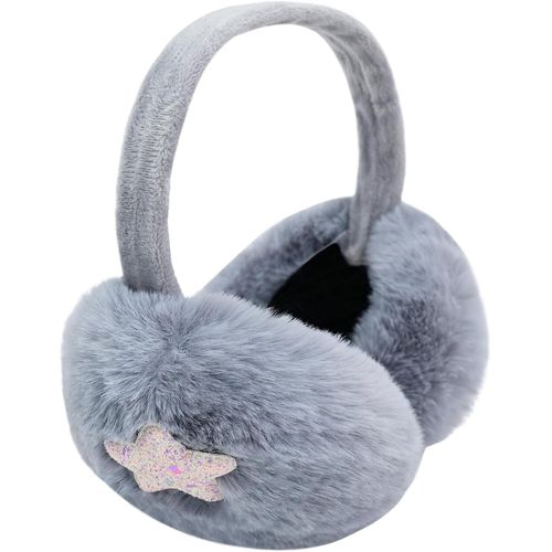 Chauffe-Oreilles Pour Femmes Et Filles,Protège-Oreilles Chauds Pliables Chauffe-Oreilles Thermique Protège-Oreilles En Peluche Coupe-Vent Protège-Oreilles Doux Et Moelleux