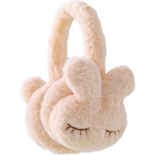 Jolies Cache-Oreilles De Lapin,Cache Oreille Femme,Cache-Oreilles En Peluche Chaud D'hiver,Cache-Oreilles Pliable En Forme De Lapin,D'hiver Et Extérieur Chaud Femmes Et Filles,Cadeaux De Noël