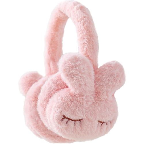 Jolies Cache-Oreilles De Lapin,Cache Oreille Femme,Cache-Oreilles En Peluche Chaud D'hiver,Cache-Oreilles Pliable En Forme De Lapin,D'hiver Et Extérieur Chaud Femmes Et Filles,Cadeaux De Noël