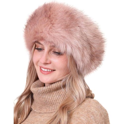 Bandeau En Fourrure Chapka Russe Femmes Bandeaux Fausse Fourrure De Hiver Pour Ski