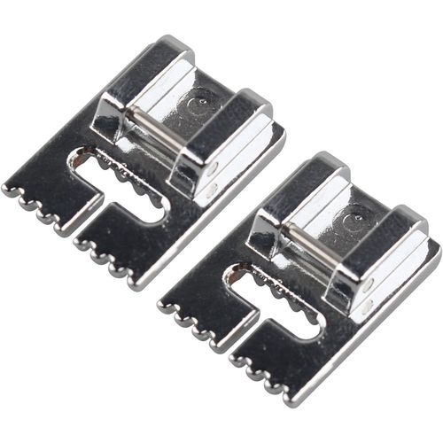 2 Pièces Pieds Presseur À 7 Rainures Pour Point Droit Dans Le Fossé Compatible Avec La Plupart Des Machines À Coudre Domestiques À Tige Basse Singer,Brother,Babylock,Euro-Pro.[Y1464]