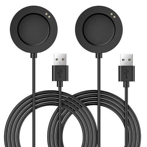 Charger Cable Compatible With Xiaomi Watch S3/H1/2 Pro/S2,[2 Pieces] 3.3 Feet Magnetic Replacement Usb-C Charging Cable,Black