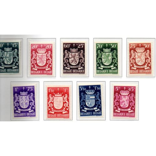 Belgique Timbres Lutte Contre La Tuberculose 1945