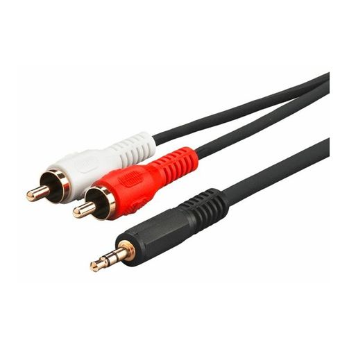 MicroConnect - Câble audio - RCA mâle pour mini-phone stereo 3.5 mm mâle - 1.5 m