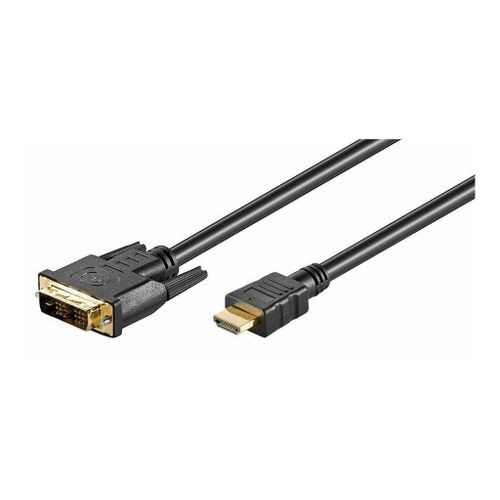 MicroConnect - Câble adaptateur - HDMI mâle pour DVI-D mâle - 2 m - noir