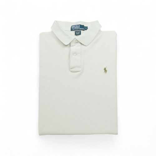 Reconditionné - Polo Manches Courtes Homme - Taille L - Homme - Beige