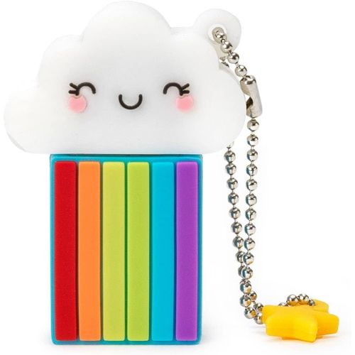ERSHI-Legami - Clé USB 3.0 Arc-en-Ciel 32 Go avec revêtement en PVC Souple Ultra Rapide 4 x 4,8 cm[528]