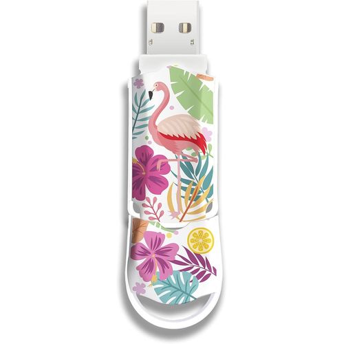 ERSHI-128GB Flamant Rose Xpression USB 3.2 Gen 1 Flash Drive - clé USB au Design élégant - Idéale pour Le Stockage & la Sauvegarde[5