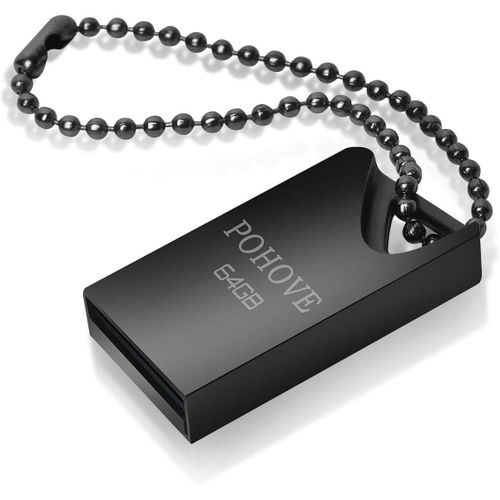 ERSHI-Clé USB 64 Go, Mini Cle USB 64 Giga Clef USB 64 GB Flash Drive Imperméable USB 64 GO Métal Pen Drive 64gb pour Ordinateur Po[5
