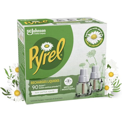 ERSHI-Recharge Diffuseur Electrique Liquide - Répulsif Moustiques 90 Nuits - Sans Parfum - 2 Recharges[13]