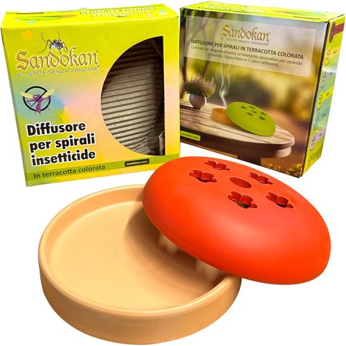 ERSHI-Diffuseur pour Spirale Anti Moustiques en Terre Cuite Made in Italy[217]