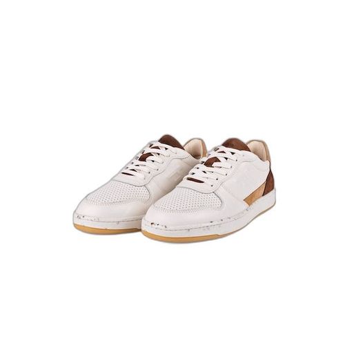 Faguo Baskets En Cuir Alder Beige