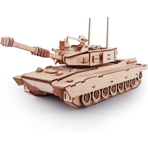Puzzle 3d Bois,241 Pièces Maquette De Réservoir En Bois A Construire Pour Adulte Et Adolescents,Jouet D'assemblage Bricolage,Kit Construction Bois,Idees Cadeau Diy Ado Pour Anniversaires.[Y446]
