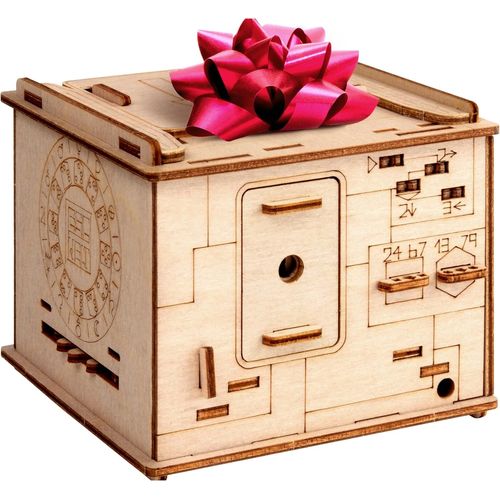 Space Box-Boîte D'énigmes En Bois De Bouleau-Puzzles 3d Pour Adultes-Casse-Tête Avancé En Bois Pour Les Fêtes D'anniversaire Et Les Soirées En Famille-Boîte À Puzzles En Bois.[Y613]-Générique