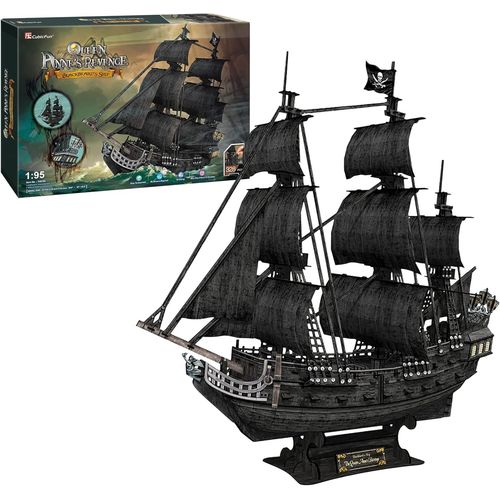Puzzle 3d Maquette Bateau Pirate Black Pearl-Maquette Bateau A Construire Enfant|Construction Adulte|Maquette Bateau|Puzzles 3d|328 Pièces.[Y131]-Générique