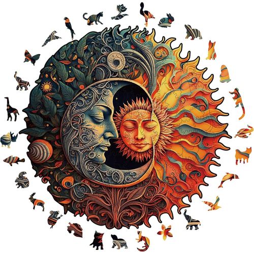 Puzzle en bois pour adultes,puzzle 200 pièces,puzzle en bois animaux pour adultes et enfants,puzzles irréguliers et uniques,puzzle de costume pour enfants à partir de 12 ans et adultes.[Y1058]