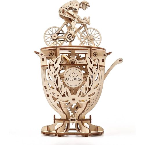 Automaton Cyclist Puzzles 3d-Cadeau Fête Des Pères Kits De Modèles En Bois Pour Adultes À Construire-Classic Tour De France Cup Bicycle Puzzle En Bois-Puzzles 3d En Bois Pour Adultes.[Y210]-Générique