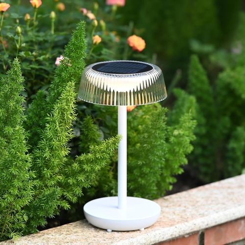 Lampe De Table Led Sans Fil Tactile À Intensité Variable Ip54 Lampes Étanches Pour L'intérieur Et L'extérieur Restaurant Chambre À Coucher Camping Table À Manger Blanc