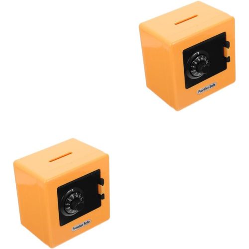 2 Pièces Mini-Coffre-Fort Mini pour Fille Jouet de Fille Jouet Enfant Jouets Mot de Passe électronique pièce de Monnaie cagnotte sûr Tout-Petit Plastique.[Q746]
