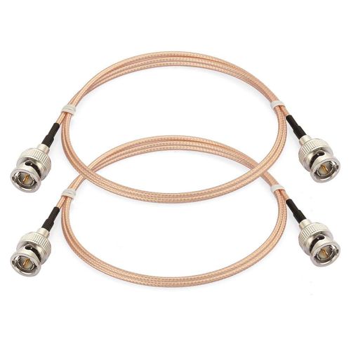Câble SDI Vidéo SDI HD 3G BNC Mâle vers Mâle 75 Ohm Cordon Câble Coaxial RG179 Fin 1m pour Moniteur Caméra SDI 4K 1080P 3G HD Enregistreur Vidéo Répartiteur Convertisseur SDI vers HDMI,2pcs.[W640]