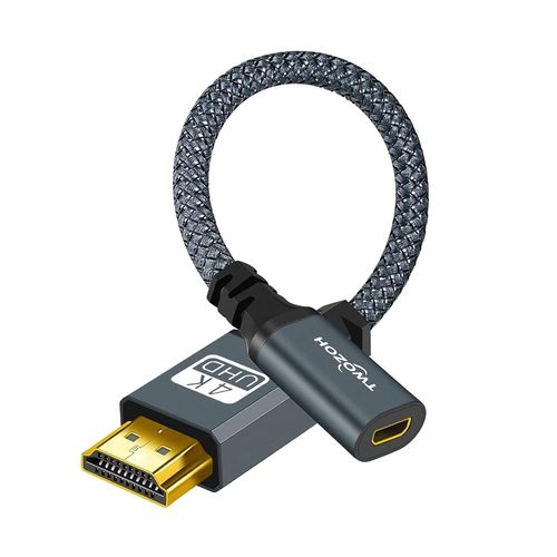 Câble Adaptateur HDMI vers Micro HDMI Femelle,prise Micro HDMI vers HDMI,Câble adaptateur 3D/4K 1080p (20CM).[W421]